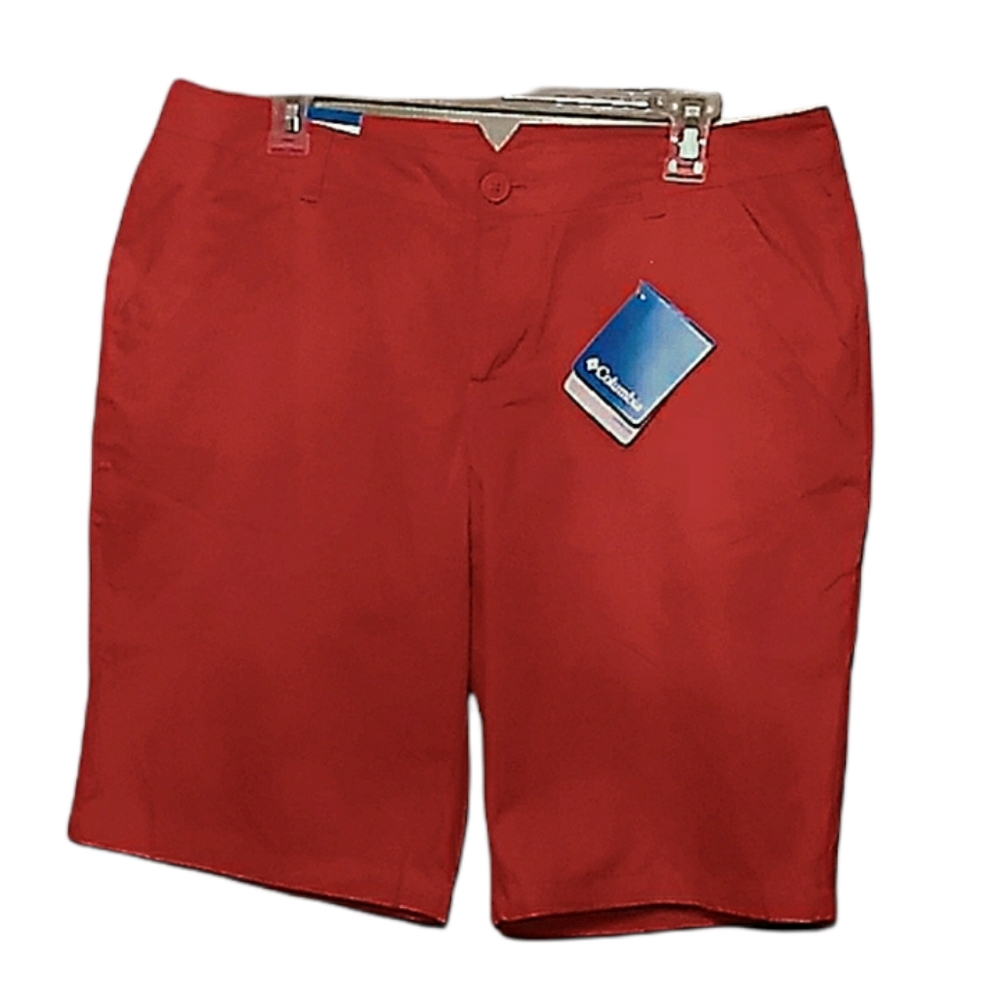 Columbia Sportswear Women's Shorts. Sz 12. Coral Color. NWT. 100% Cotton.